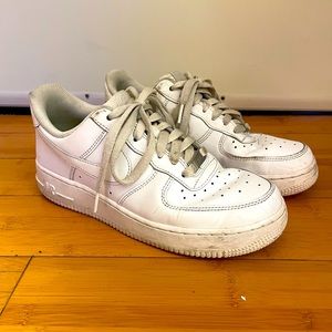 Nike Air Force One women’s shoes size 8.5 white